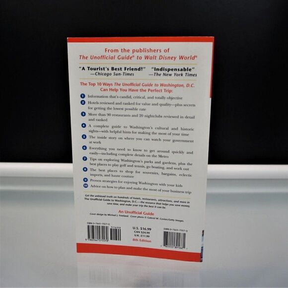 The Unofficial Guide to Washington, D.C. by Joe Surkiewicz 2005 Paperback - Picture 3 of 11